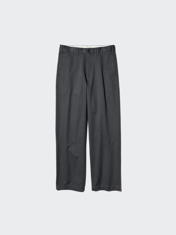 Прямые хлопковые брюки