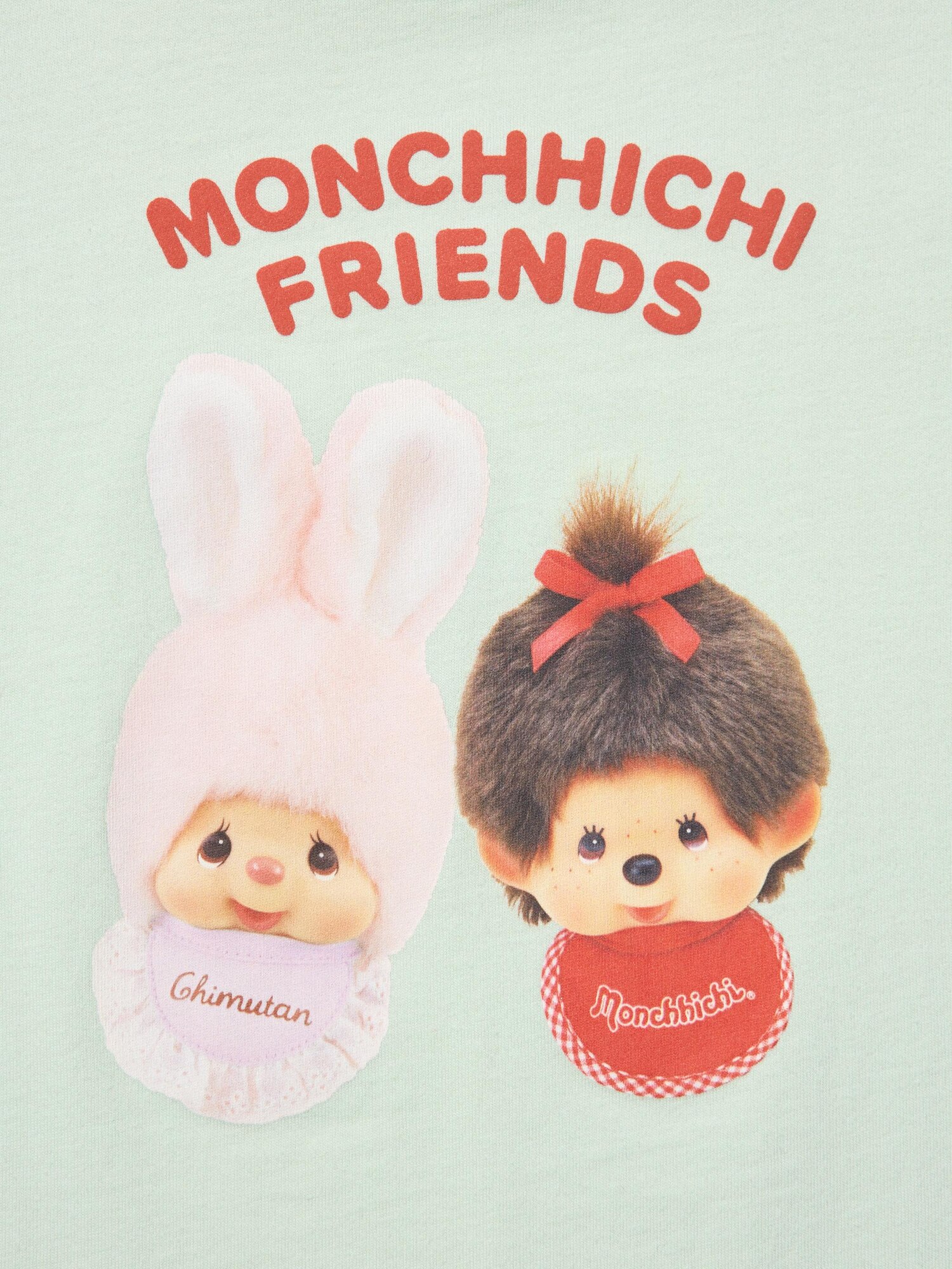 Футболка с принтом Monchhichi для девочки